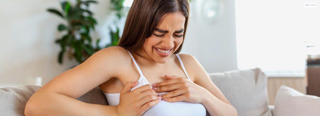 sharp pain in breast